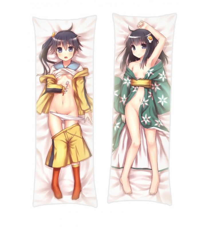 Nisemonogatari Tsukihi Araragi Karen Araragi Dakimakura Body Pillow Anime