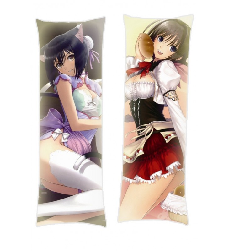 Shining Hearts Shiawase no Pan Neris Filiam Rin Xiao Mei Dakimakura Body Pillow Anime