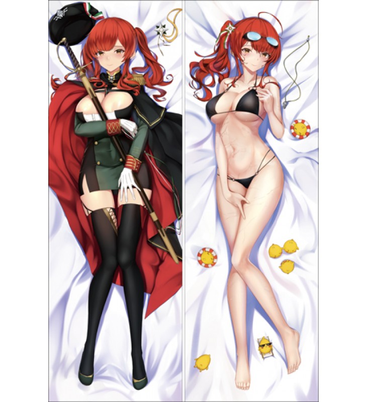 Azur Lane Zara Anime Dakimakura Japanese Hug Body PillowCases