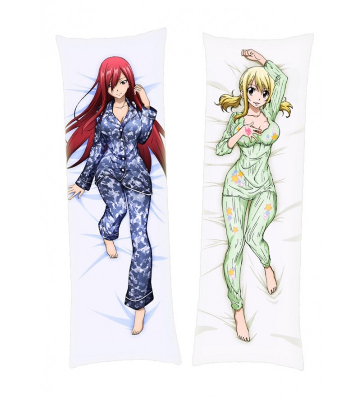 Fairy Tail Erza Scarlet Lucy Heartfilia Dakimakura Body Pillow Anime